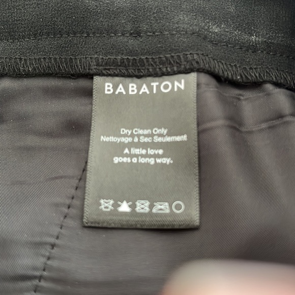 Woman’s Aritzia/Babaton black crepe pull on  pants.  Size 8. - Picture 5 of 6